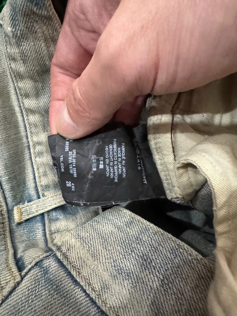 Saint Laurent Paris Saint Laurent Distressed Denim Jeans Size 28- DMC Size US 28 / EU 44 - 5 Thumbnail