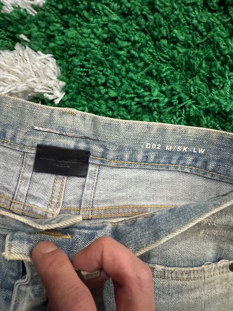 Saint Laurent Paris Saint Laurent Distressed Denim Jeans Size 28- DMC Size US 28 / EU 44 - 4 Thumbnail