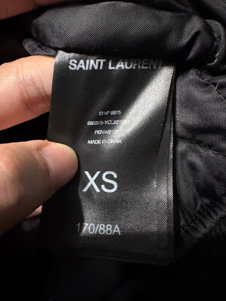 Saint Laurent Paris Saint Laurent Pilot Jacket in Black Leather- DMC Size US XS / EU 42 / 0 - 5 Thumbnail