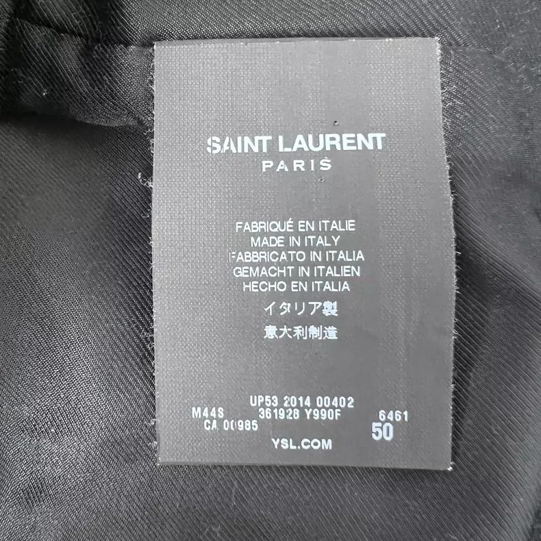 Saint Laurent Paris Saint Laurent Red Black Plaid Double-Breasted Jacket- DMC Size US L / EU 52-54 / 3 - 6 Thumbnail