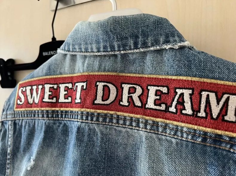 Saint Laurent Paris SAINT LAURENT Vintage Distressed Denim Jacket- DMC Size US M / EU 48-50 / 2 - 3 Thumbnail