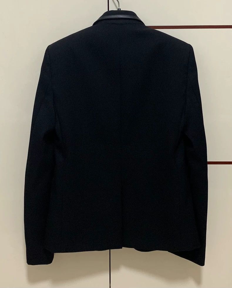 Saint Laurent Paris Saint Laurent Black Shearling Trimmed Blazer- DMC Size US L / EU 52-54 / 3 - 2 Thumbnail