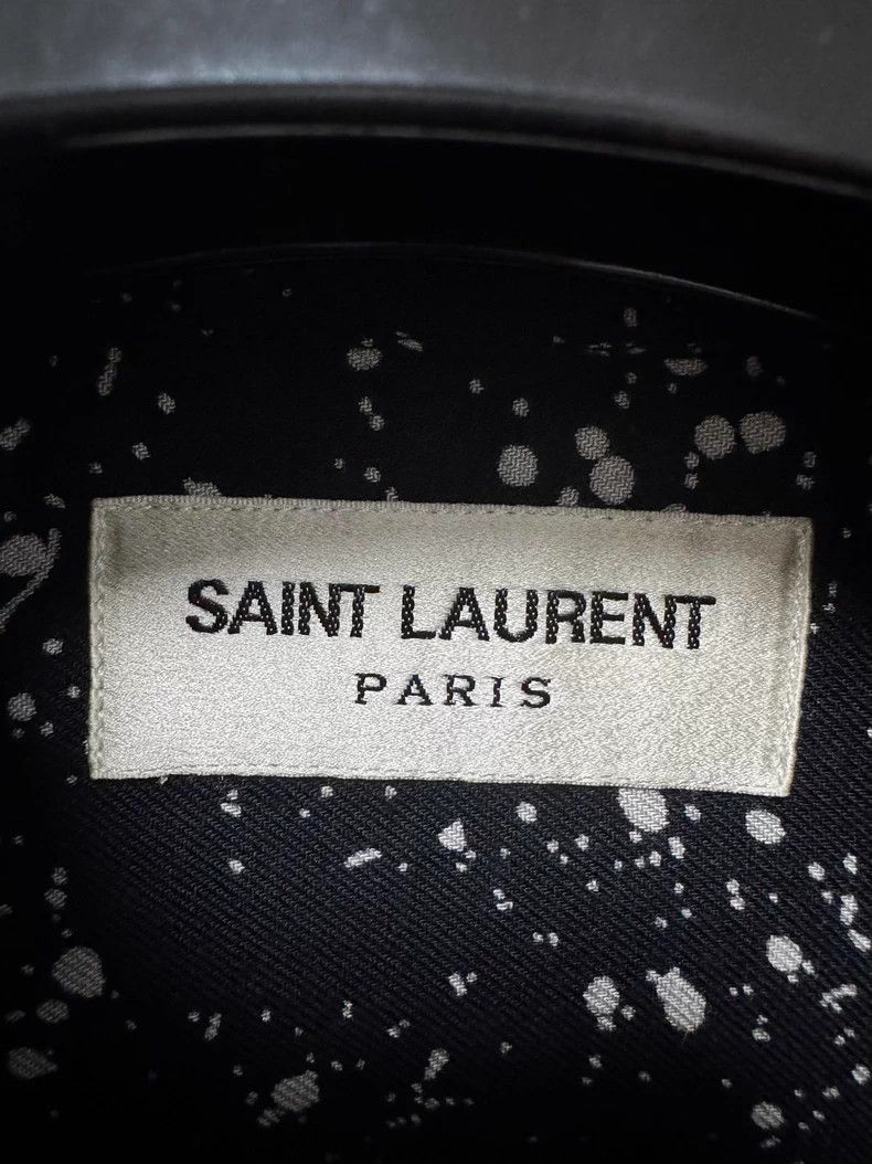 Saint Laurent Paris Saint Laurent Irregular Silk Starry Shirt- DMC Size US L / EU 52-54 / 3 - 6 Thumbnail