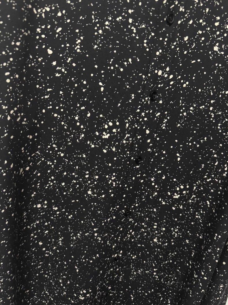 Saint Laurent Paris Saint Laurent Irregular Silk Starry Shirt- DMC Size US L / EU 52-54 / 3 - 3 Thumbnail
