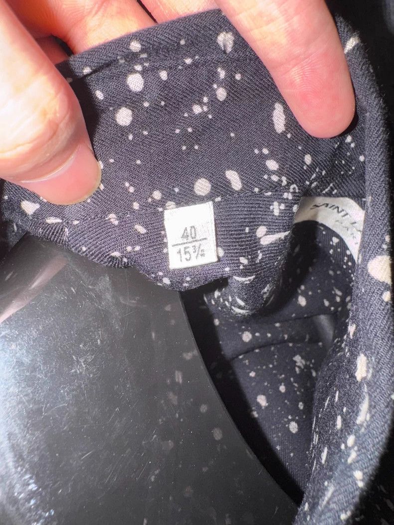 Saint Laurent Paris Saint Laurent Irregular Silk Starry Shirt- DMC Size US L / EU 52-54 / 3 - 5 Thumbnail