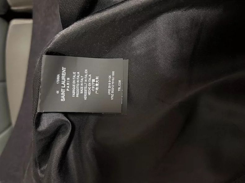 Saint Laurent Paris Saint Laurent Beaded Jacket with Wool Design- DMC Size US L / EU 52-54 / 3 - 7 Thumbnail