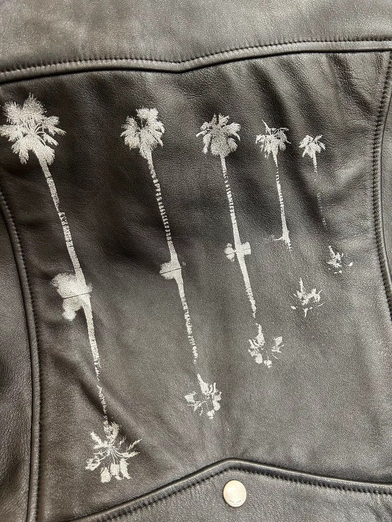 Saint Laurent Paris Saint Laurent Floral Biker Leather Jacket- DMC Size US S / EU 44-46 / 1 - 4 Thumbnail