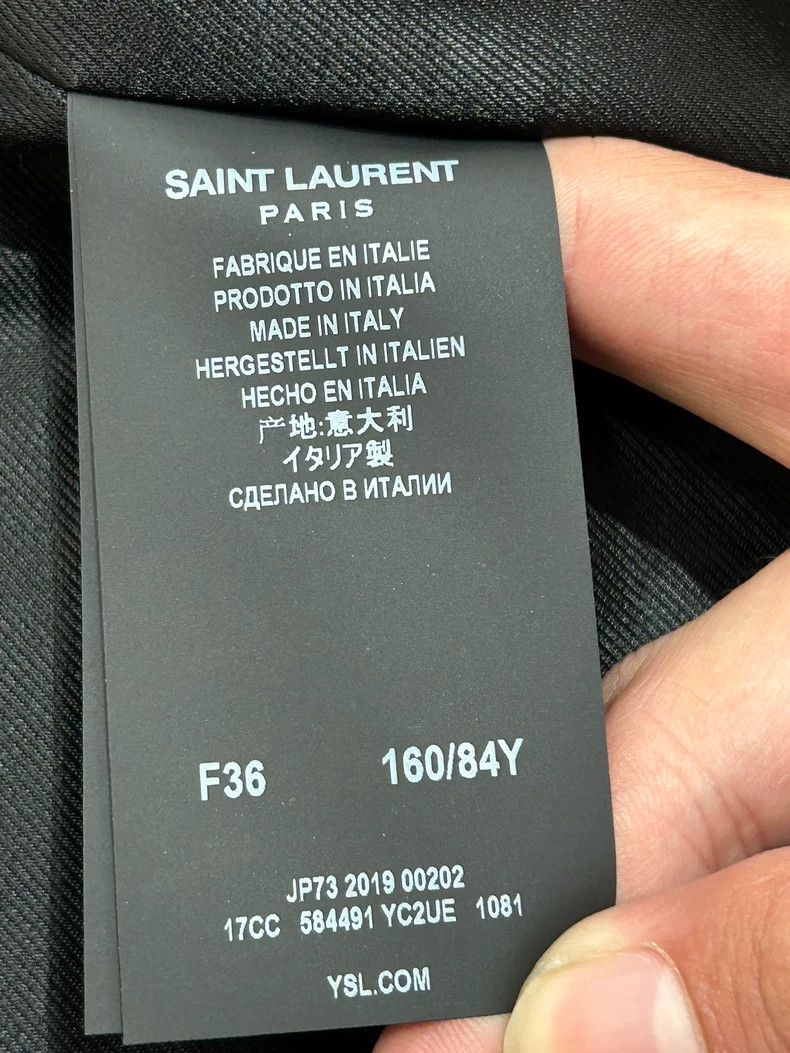 Saint Laurent Paris Saint Laurent Floral Biker Leather Jacket- DMC Size US S / EU 44-46 / 1 - 5 Thumbnail