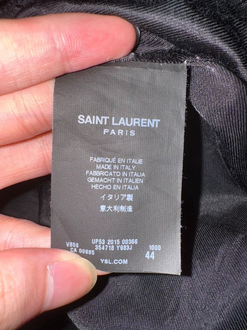 Saint Laurent Paris Saint Laurent Black and White Baseball Jacket- DMC Size US L / EU 52-54 / 3 - 7 Thumbnail