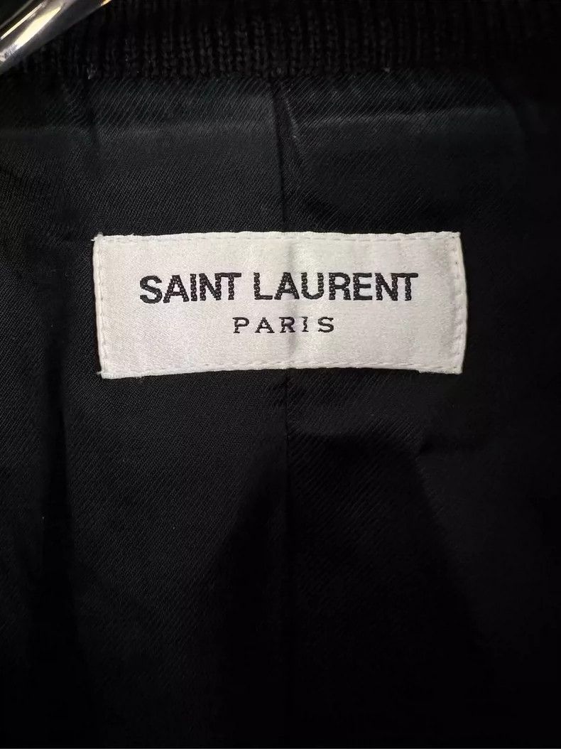 Saint Laurent Paris Saint Laurent Black and White Baseball Jacket- DMC Size US M / EU 48-50 / 2 - 3 Thumbnail