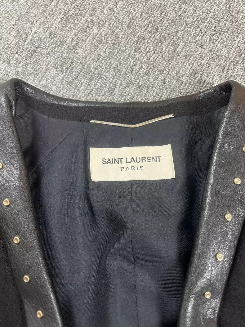 Saint Laurent Paris Saint Laurent Black Studded Cape- DMC Size US M / EU 48-50 / 2 - 6 Thumbnail