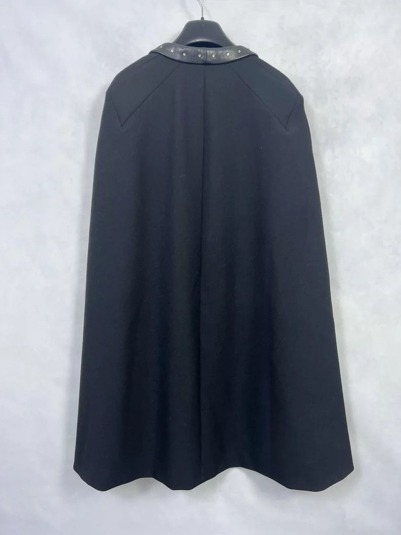 Saint Laurent Paris Saint Laurent Black Studded Cape- DMC Size US M / EU 48-50 / 2 - 2 Thumbnail