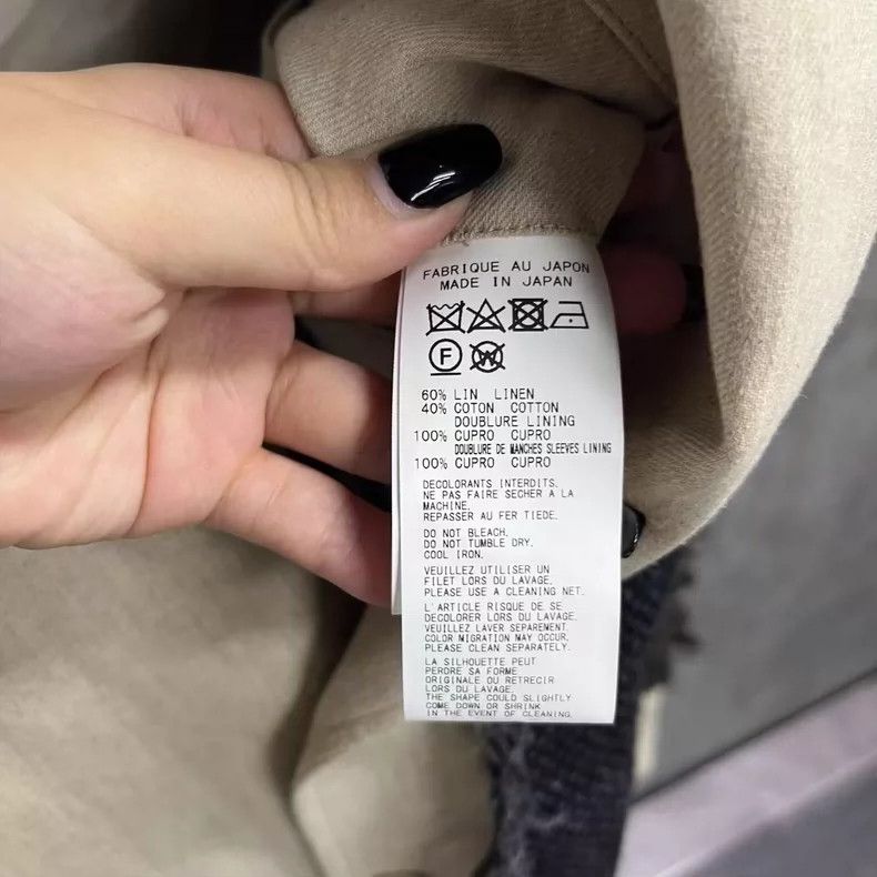 Yohji Yamamoto Yohji Yamamoto Patchwork Linen Suit Jacket- DMC Size US S / EU 44-46 / 1 - 4 Thumbnail