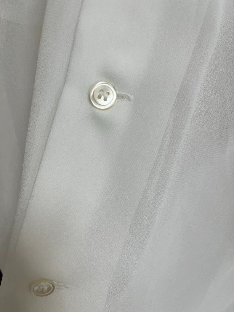 Comme des Garcons Comme des Garçons White Ruffled Shirt- DMC Size US M / EU 48-50 / 2 - 4 Thumbnail