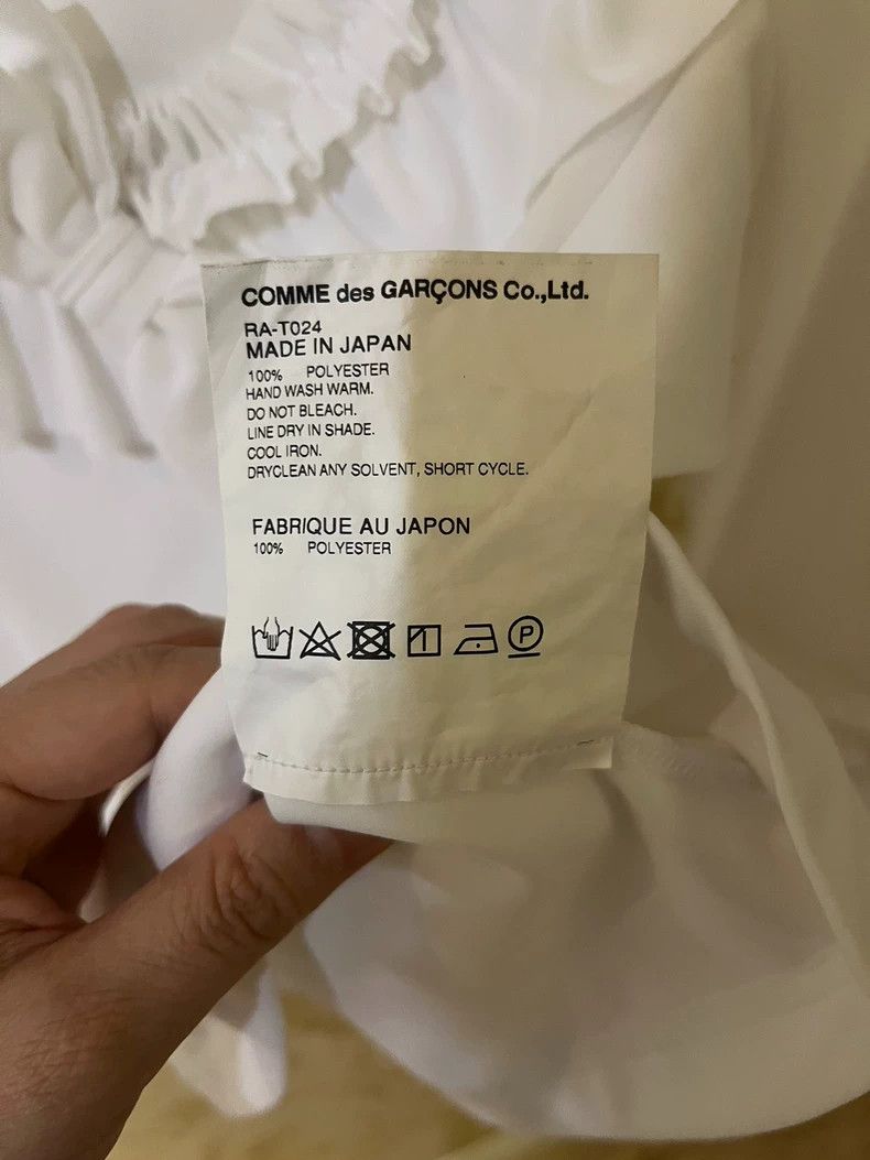 Comme des Garcons Comme des Garçons Ruffled White Shirt- DMC Size US S / EU 44-46 / 1 - 5 Thumbnail