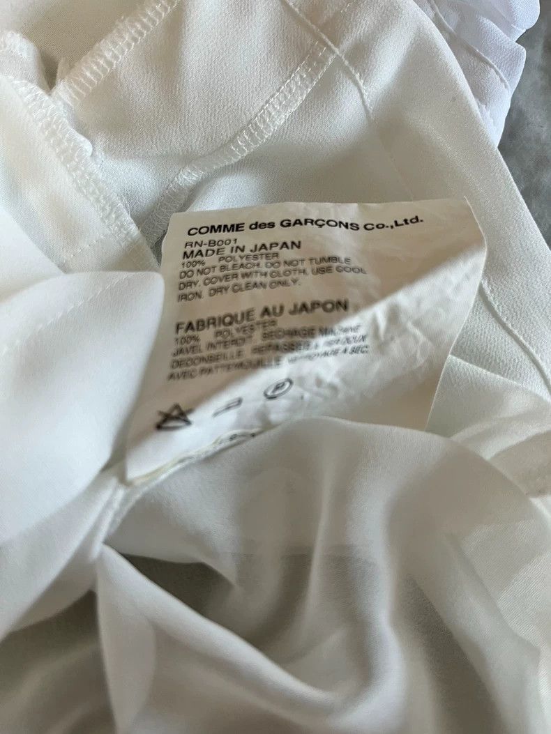 Comme des Garcons Comme des Garçons White Ruffled Shirt- DMC Size US M / EU 48-50 / 2 - 5 Thumbnail