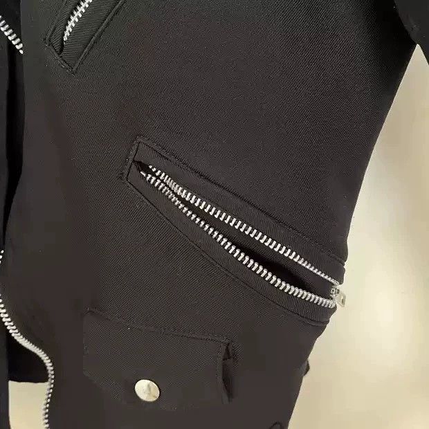 Comme des Garcons Comme des Garçons Black Motorcycle Jacket 2014- DMC Size US S / EU 44-46 / 1 - 4 Thumbnail