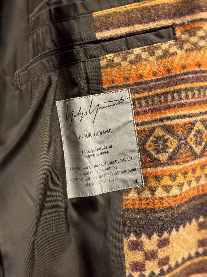 Yohji Yamamoto Yohji Yamamoto Patterned Zip Jacket- DMC Size US L / EU 52-54 / 3 - 5 Thumbnail