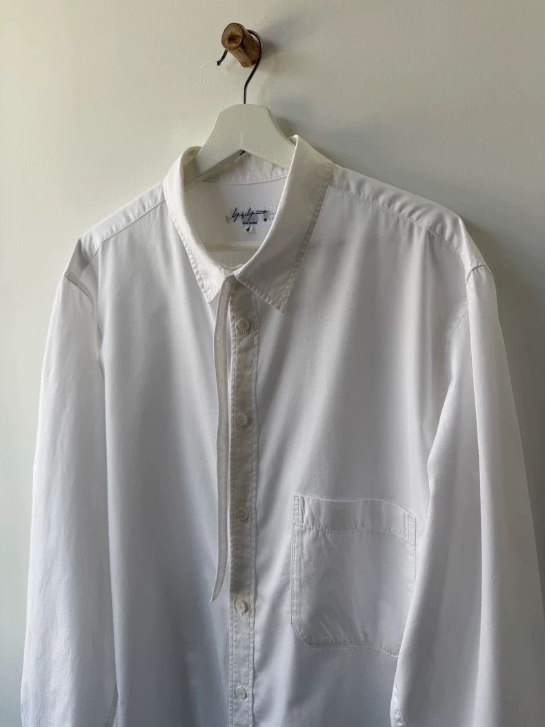 Yohji Yamamoto Yohji Yamamoto Pour Homme White Shirt- DMC Size US M / EU 48-50 / 2 - 4 Thumbnail