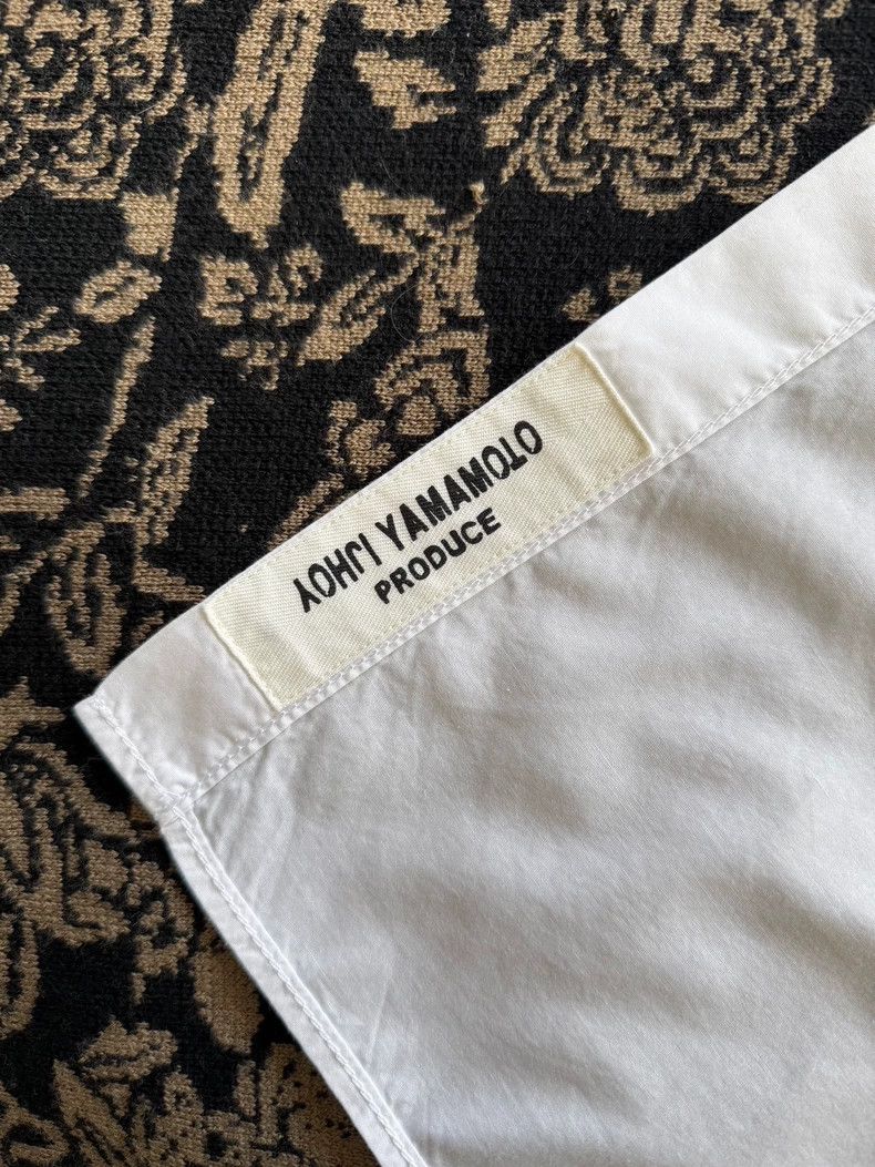 Yohji Yamamoto Yohji Yamamoto Pour Homme White Shirt- DMC Size US M / EU 48-50 / 2 - 6 Thumbnail