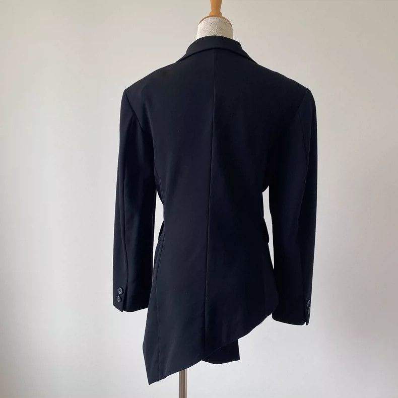 Yohji Yamamoto 1980s Yohji Yamamoto Black Tail Jacket- DMC Size US S / EU 44-46 / 1 - 5 Thumbnail