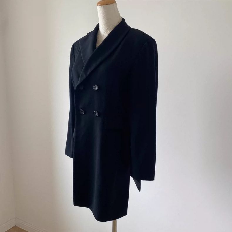 Yohji Yamamoto 1980s Yohji Yamamoto Black Tail Jacket- DMC Size US S / EU 44-46 / 1 - 4 Thumbnail