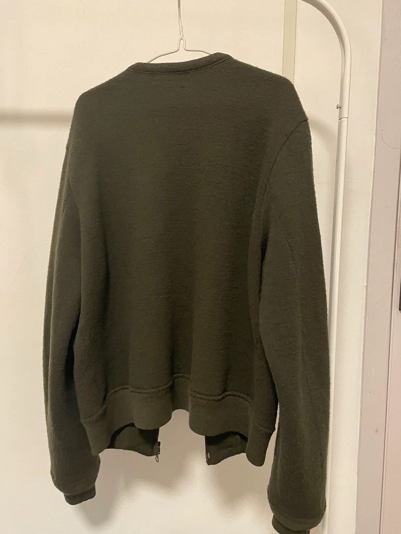Yohji Yamamoto Yohji Yamamoto Green Wool Coat- DMC Size US M / EU 48-50 / 2 - 2 Thumbnail