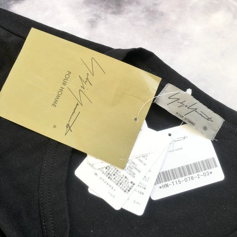 Yohji Yamamoto Yohji Yamamoto Long Sleeve Graphic T-Shirt- DMC Size US XXL / EU 58 / 5 - 7 Thumbnail