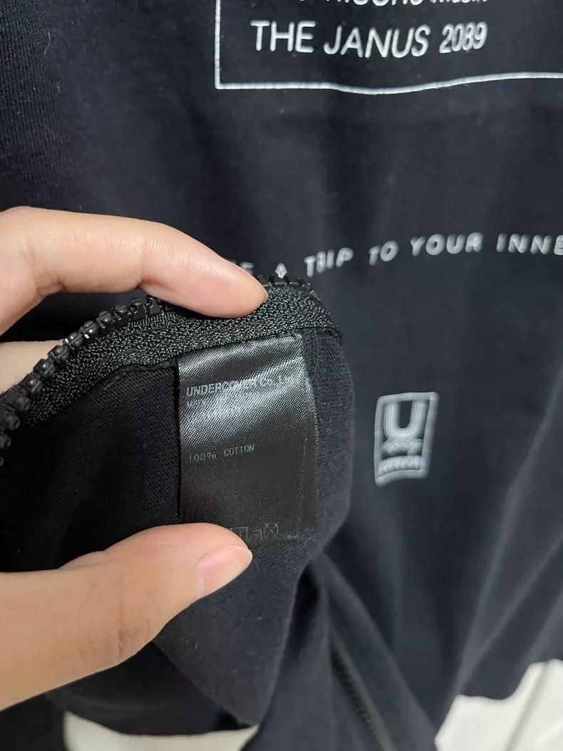 Undercover Long Sleeve Zip Tee with Unique Design- DMC Size US M / EU 48-50 / 2 - 7 Thumbnail