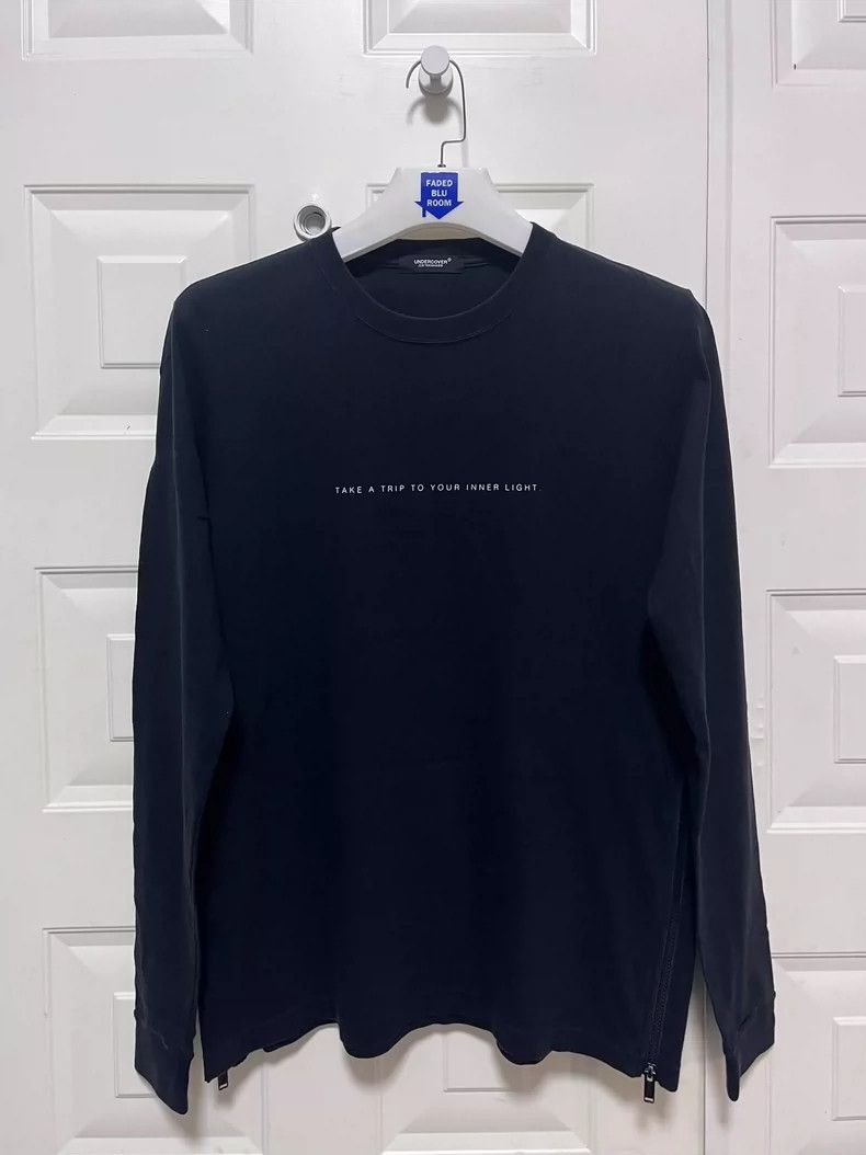 Undercover Long Sleeve Zip Tee with Unique Design- DMC Size US M / EU 48-50 / 2 - 2 Thumbnail
