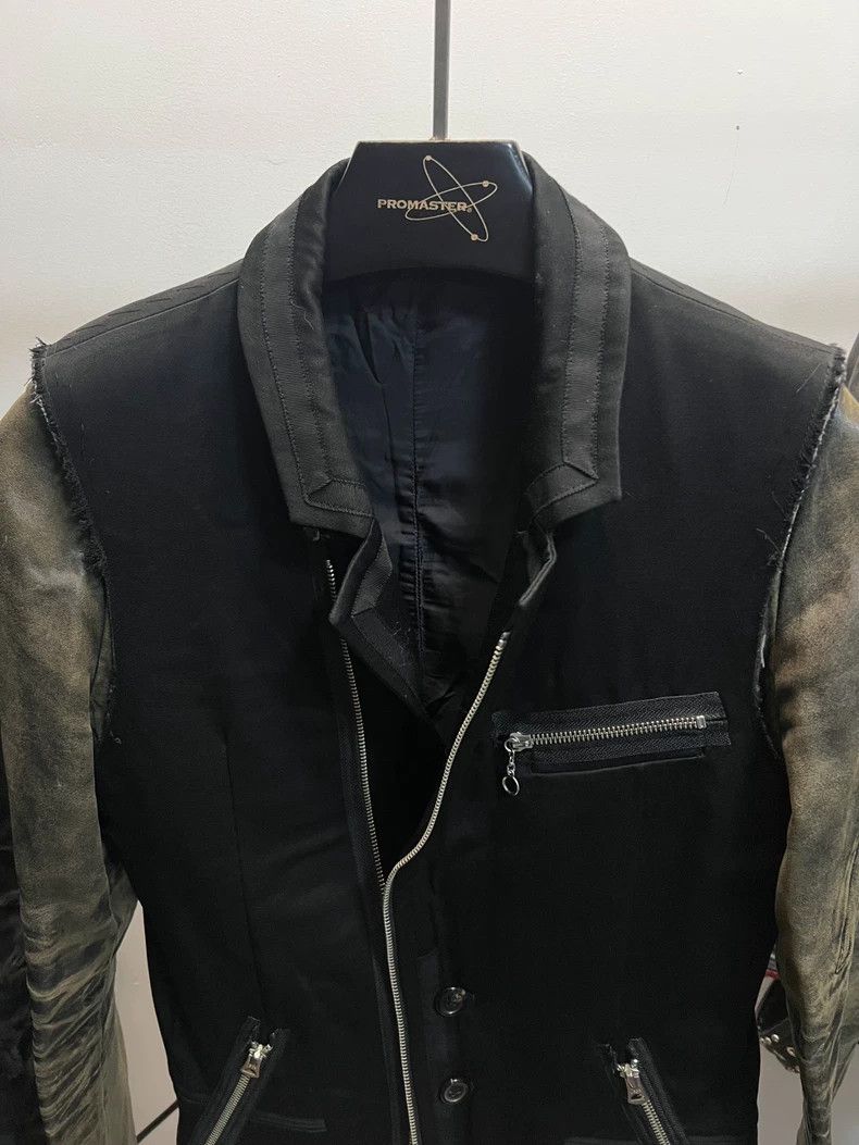 Undercover Undercover Jacket with Leather Sleeves- DMC Size US M / EU 48-50 / 2 - 3 Thumbnail