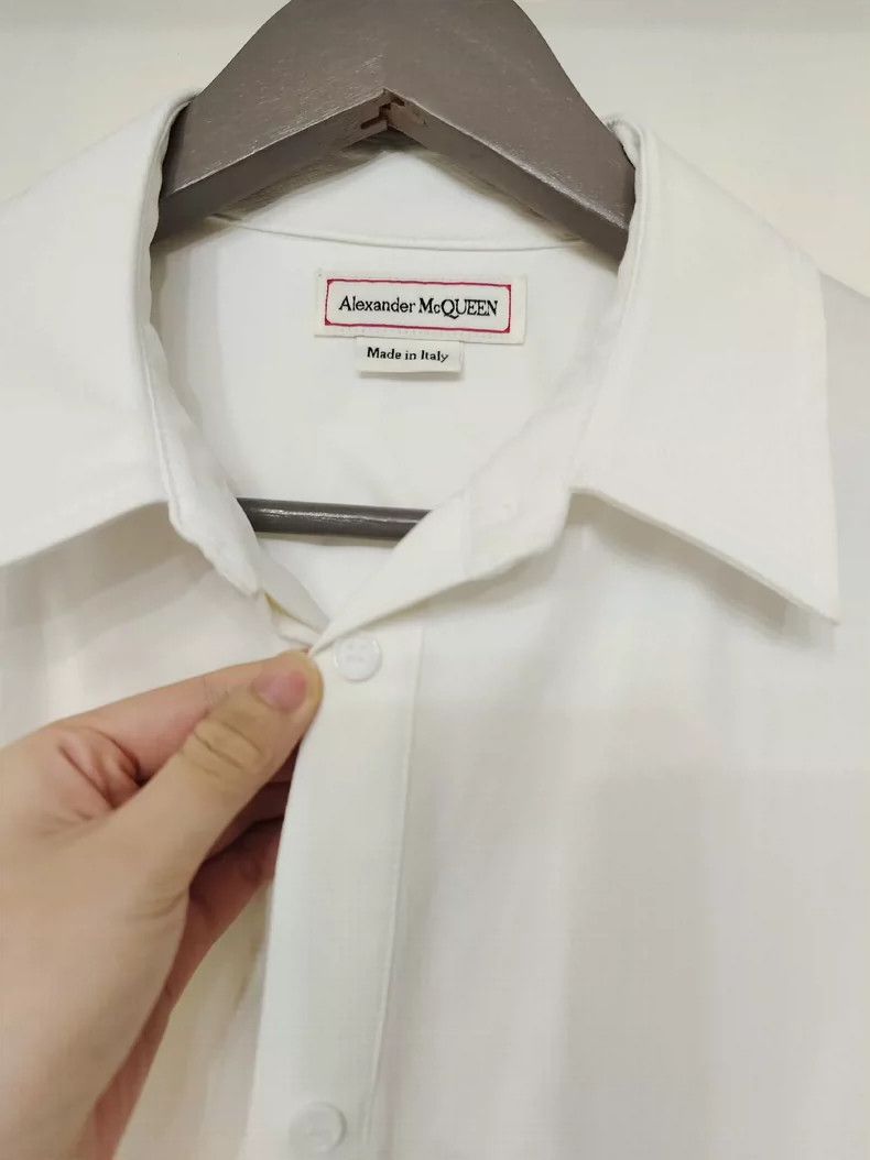 Alexander McQueen MCQ Alexander McQueen Casual Shirt Dress with Cutouts- DMC Size US S / EU 44-46 / 1 - 2 Thumbnail