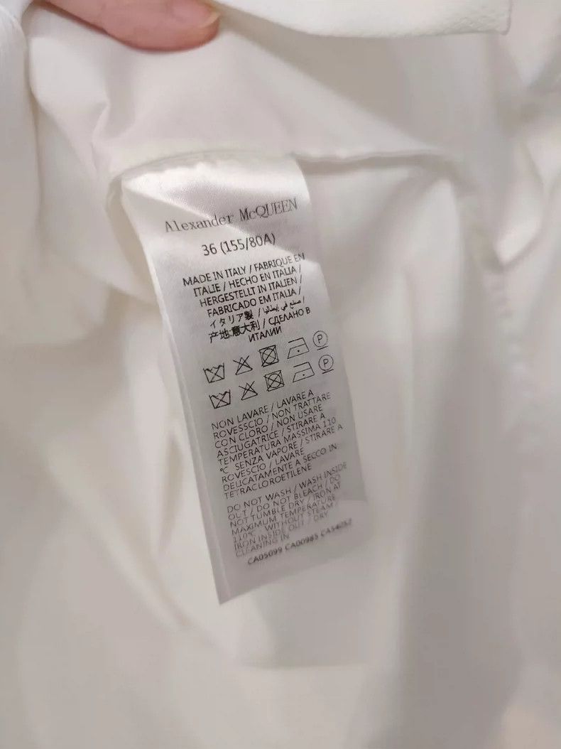 Alexander McQueen MCQ Alexander McQueen Casual Shirt Dress with Cutouts- DMC Size US S / EU 44-46 / 1 - 5 Thumbnail