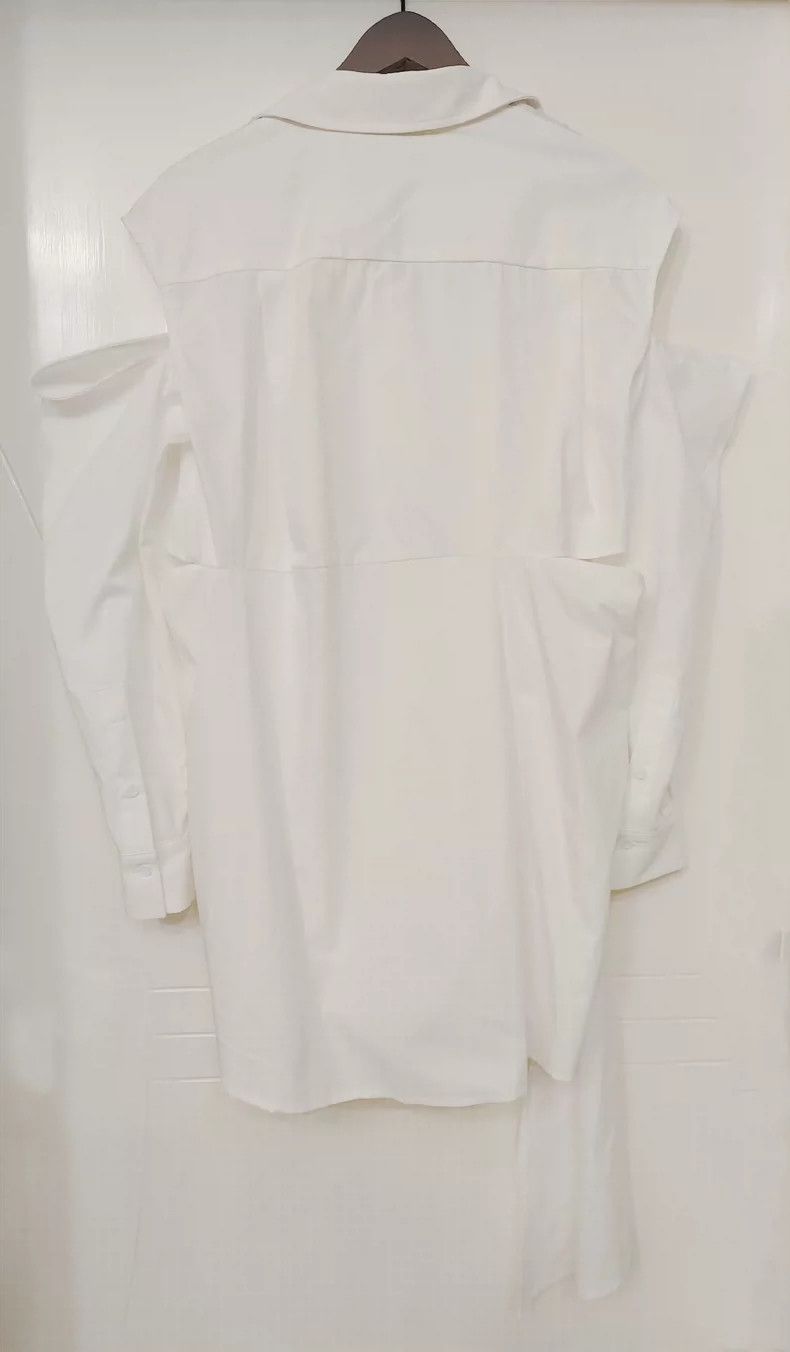 Alexander McQueen MCQ Alexander McQueen Casual Shirt Dress with Cutouts- DMC Size US S / EU 44-46 / 1 - 7 Thumbnail