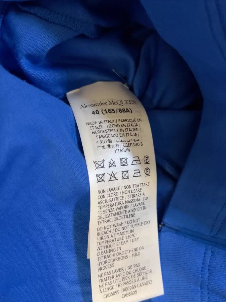 Alexander McQueen New Alexander McQueen Designer Blue Dress with Tags- DMC Size US 31 - 5 Thumbnail