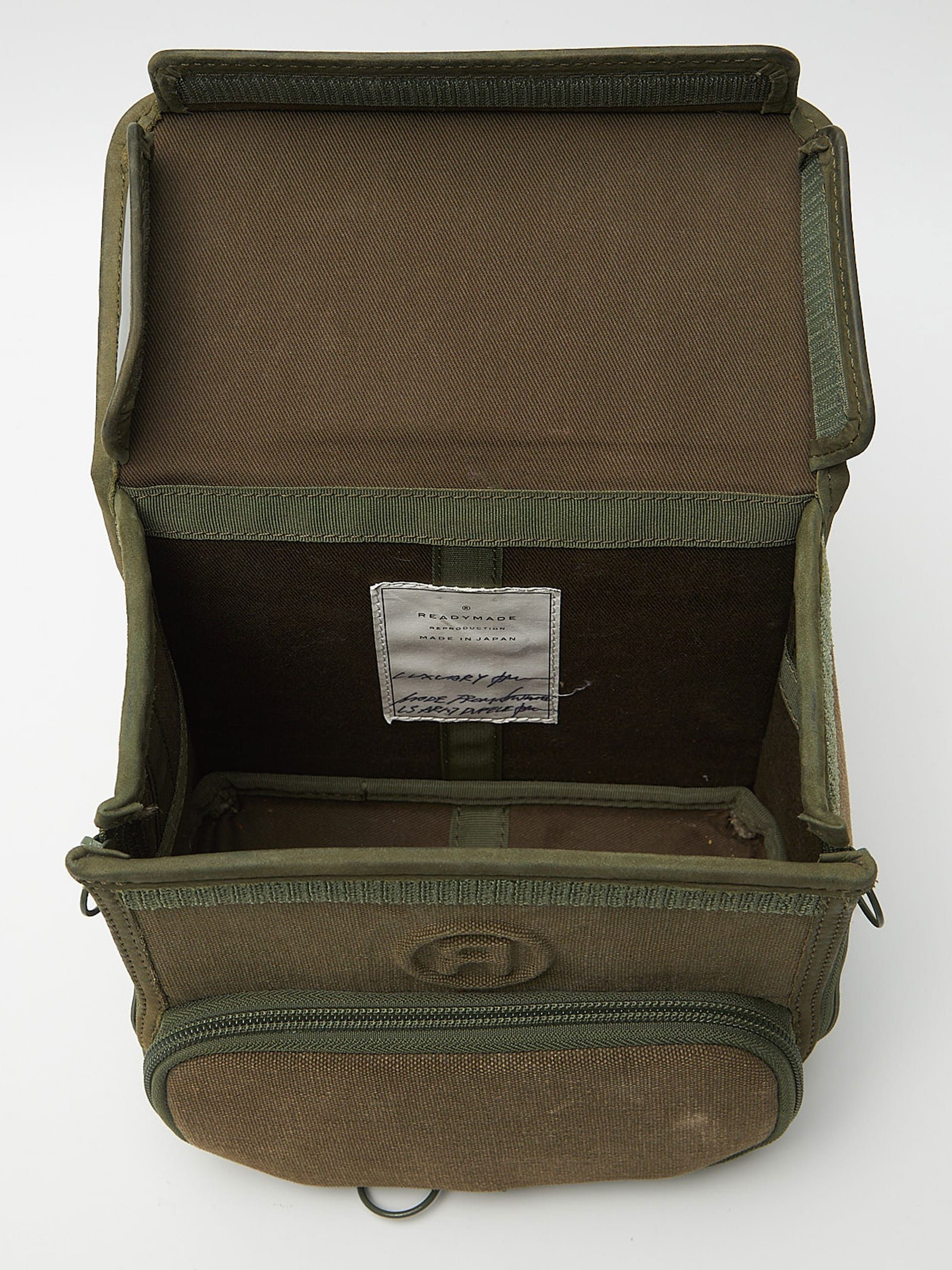 READYMADE Khaki Logo Embossed Canvas MIni Backpack Size ONE SIZE - 4 Thumbnail