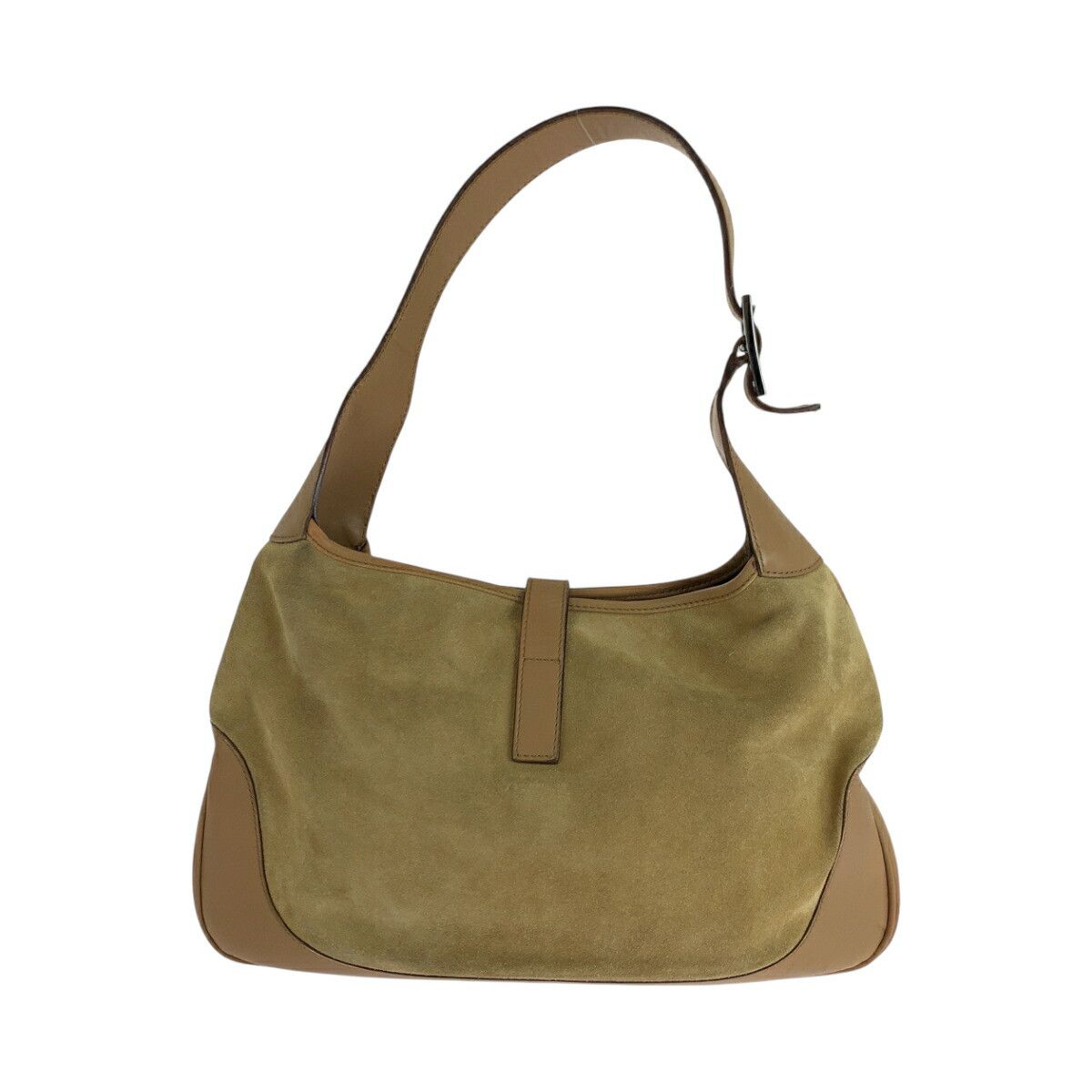 Gucci Gucci Gucci Suede/Leather Jackie Shelle Shoulder Bag 0013306 Suede Shoulder Bag 001 3306 DUTY FREE for USA Size ONE SIZE - 2 Thumbnail