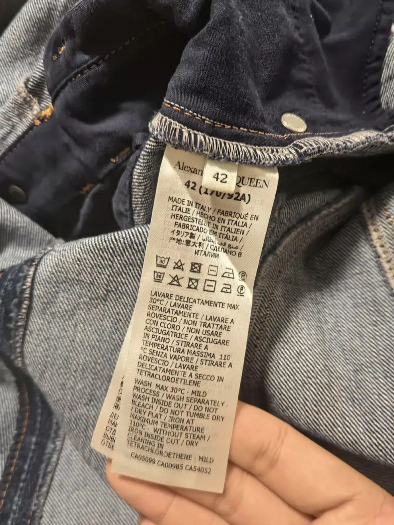 Alexander McQueen New Alexander McQueen Denim Dress for Women- DMC Size US 31 - 5 Thumbnail