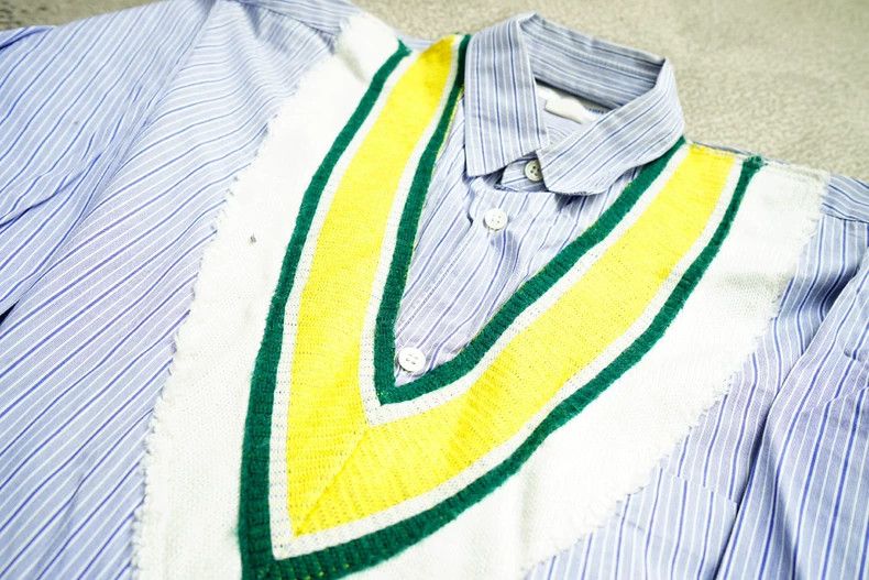 Comme des Garcons Comme des Garçons Knit V-Neck Shirt- DMC Size US M / EU 48-50 / 2 - 4 Thumbnail