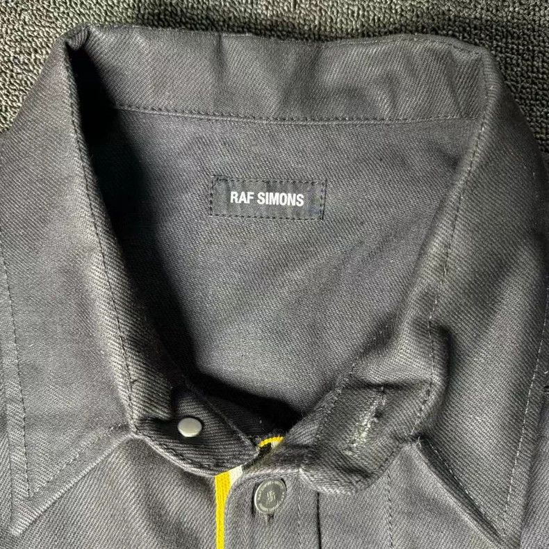 Raf Simons Raf Simons Black Letter Patch Shirt Jacket- DMC Size US M / EU 48-50 / 2 - 4 Thumbnail