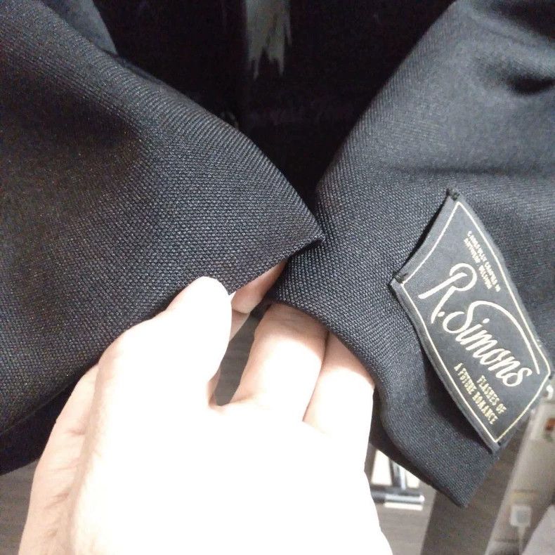 Raf Simons Raf Simons Black Jacket with Unique Design- DMC Size US S / EU 44-46 / 1 - 5 Thumbnail