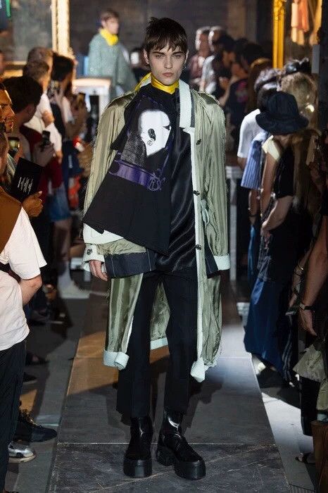 Raf Simons RAF SIMONS Abstract Print T-Shirt- DMC Size US M / EU 48-50 / 2 - 6 Thumbnail