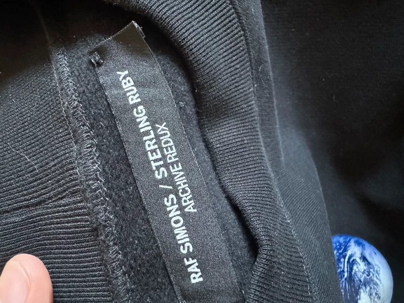 Raf Simons Raf Simons Earth Graphic Black Sweatshirt- DMC Size US M / EU 48-50 / 2 - 5 Thumbnail