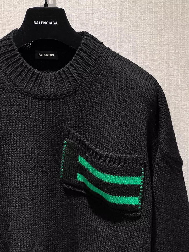 Raf Simons Raf Simons Oversized Pocket Sweater L Size- DMC Size US L / EU 52-54 / 3 - 3 Thumbnail