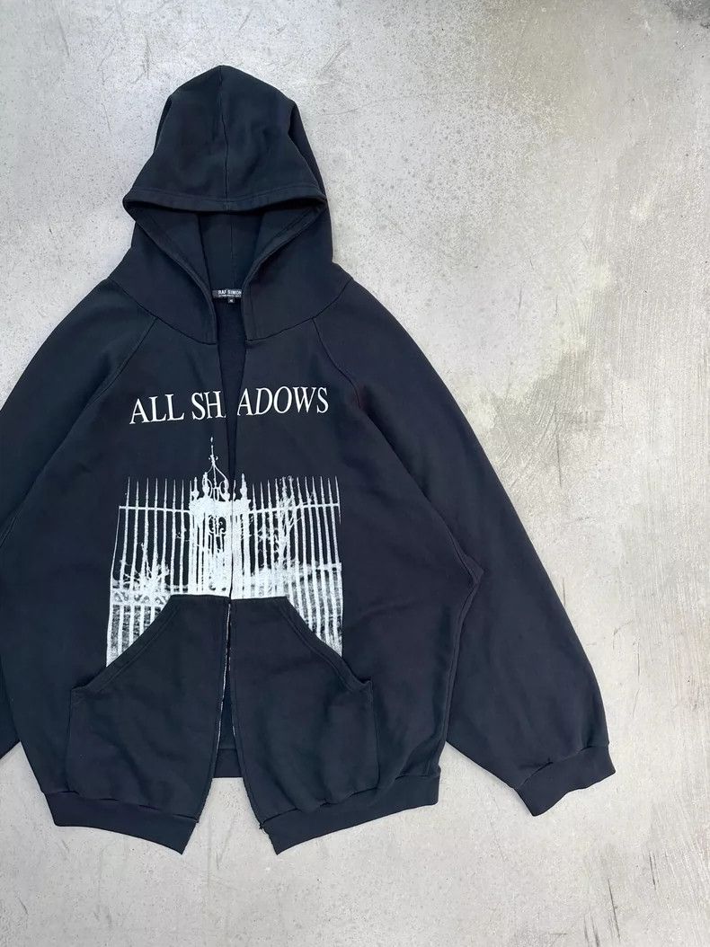 Raf Simons Raf Simons All Shadows Hoodie Outerwear- DMC Size US M / EU 48-50 / 2 - 4 Thumbnail