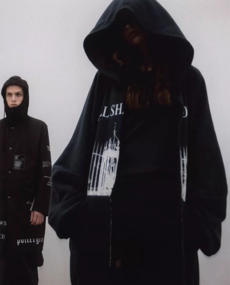 Raf Simons Raf Simons All Shadows Hoodie Outerwear- DMC Size US M / EU 48-50 / 2 - 7 Thumbnail