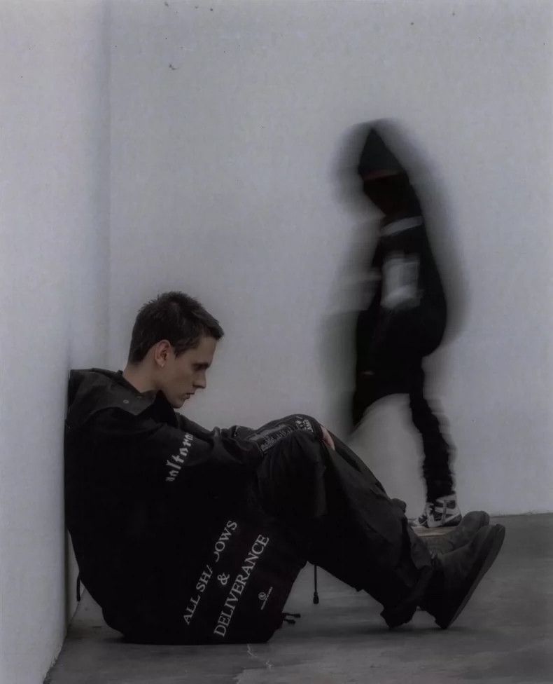 Raf Simons Raf Simons All Shadows Hoodie Outerwear- DMC Size US M / EU 48-50 / 2 - 9 Thumbnail
