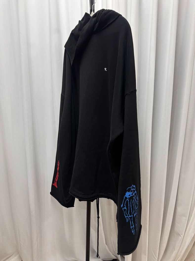 Raf Simons Raf Simons Hooded Sweatshirt with Asymmetric Design- DMC Size US M / EU 48-50 / 2 - 3 Thumbnail