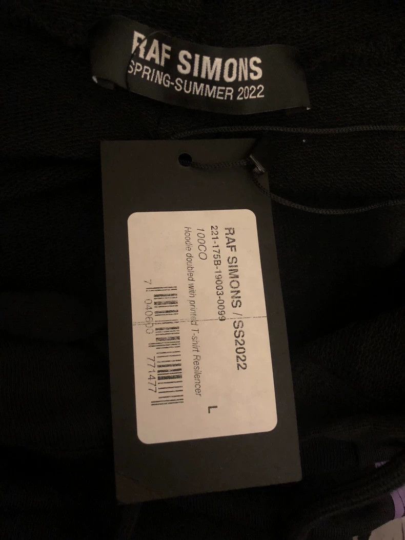 Raf Simons RAF SIMONS Graphic Print Oversized Hoodie- DMC Size US L / EU 52-54 / 3 - 3 Thumbnail