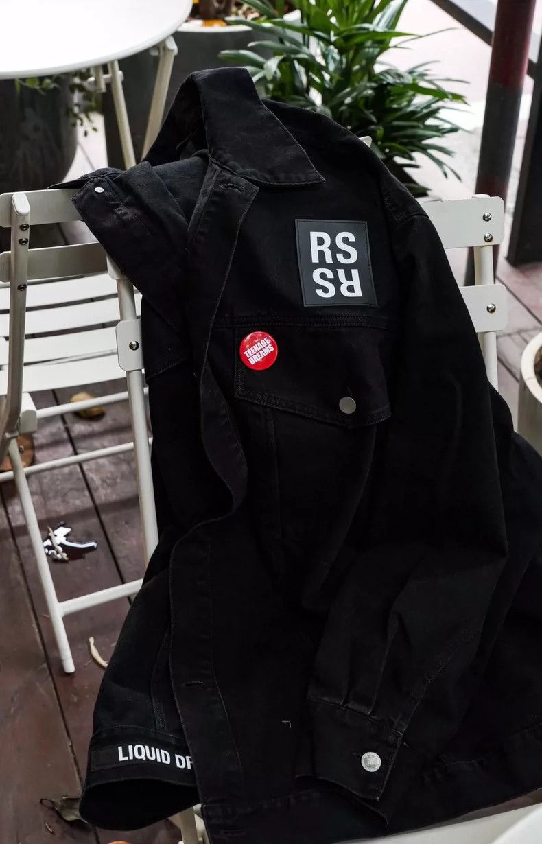 Raf Simons Raf Simons Black Oversized Denim Jacket- DMC Size US L / EU 52-54 / 3 - 4 Thumbnail